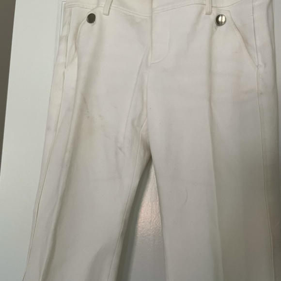 White boot cut pants - Picture 2 of 9